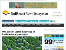 Tablet Screenshot of gulfcoastnewstoday.com